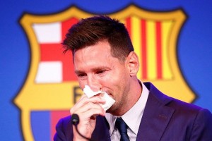 Create meme: Messi crying, messi, Lionel Messi