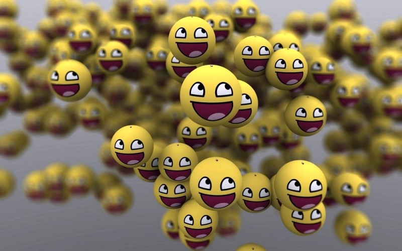 Create meme: lots of emoticons, cap for YouTube emoticons, screensaver for your phone emoticons