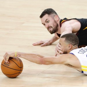 Create meme: basketball, Kevin love, basketball player holding the other behind his head
