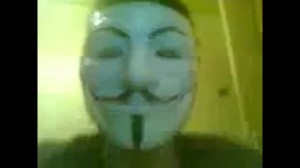 Создать мем: маска анонимуса, анонимус мем школьник 144p, размытое изображение