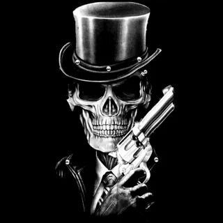 Create meme: skull in hat, skull with cigar, chicano skull