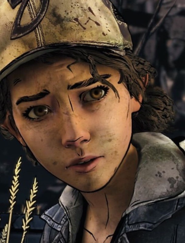 Create meme: Clementine the walking dead, the walking dead game, walking dead game