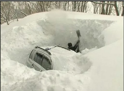 Create meme: the car is in a snowdrift, snow captivity, the car got stuck in the snow