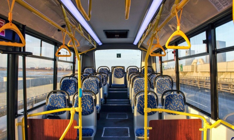 Create meme: Bus inside the background, bus from inside, liaz 5292 bus