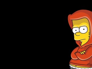 Create meme: Bart simpsoni, The simpsons, Bart with the background