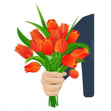 Create meme: bouquet of pink tulips vector illustration, bouquet of tulips pattern, bouquet of 15 red tulips