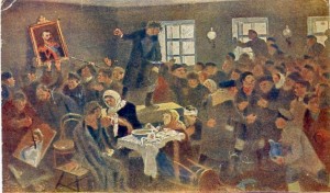 Создать мем: картина морган сельская школа, первые школы на руси картинки, образование в россии 19 век
