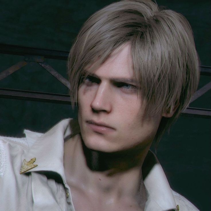 Создать мем: аниме, resident evil 4 remake leon kennedy, resident evil leon