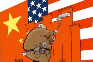 Создать мем: США, сверхдержава китай сша, военные отношения россии и китая karikatura