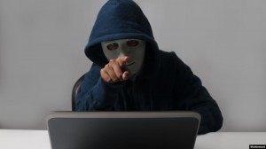 Create meme: photo hacker with a laptop, hacker, online hacker