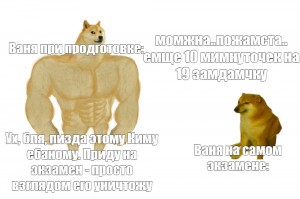Создать мем: doge качок, muscular doge meme, дог качок