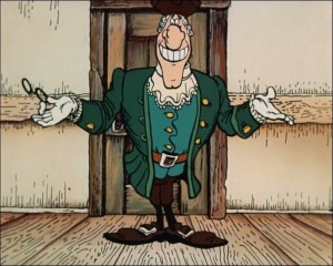 Create meme: Dr Livesey, treasure island cartoon in 1988 Dr. Livesey, treasure island cartoon doctor Livesey