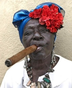 Create meme: people, Cuban with cigar