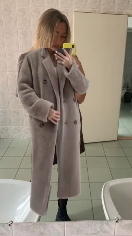 Создать мем: женское пальто, пальто альпака, шерстяное пальто