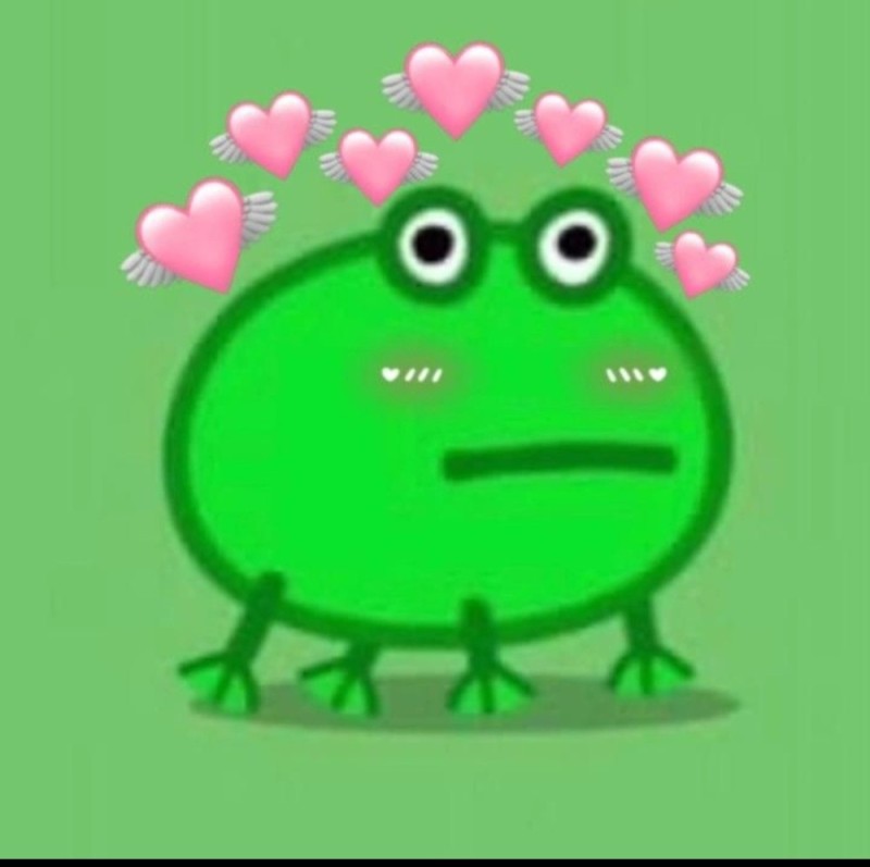 Create meme: frog drawings are cute, the frog from peppa pig, the frog from peppa