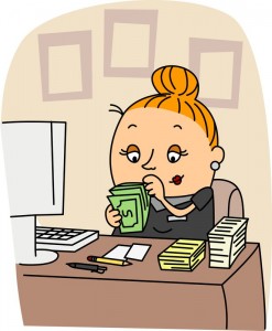Create meme: picture the cashier accountant hi, accountant GIF, the bookkeeper figure