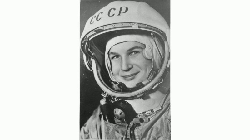 Create meme: Valentina Tereshkova , the first woman cosmonaut Valentina Tereshkova , space Gagarin