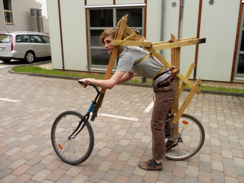 Создать мем: велосипед из дерева, деревянный велосипед, необычные велосипеды