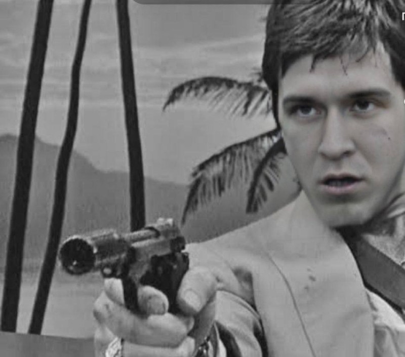 Создать мем: лицо со шрамом 2022, thriller, scarface