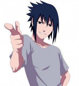 Create meme: sasuke