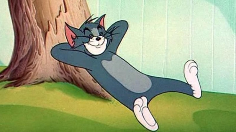 Create meme: Tom and Jerry Tom is having a rest, meme of Tom and Jerry , Tom and Jerry 