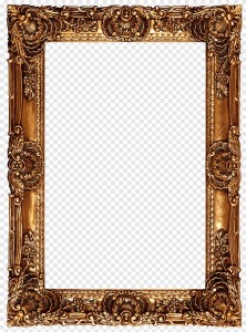 Create meme: frame, a picture frame, gold frame