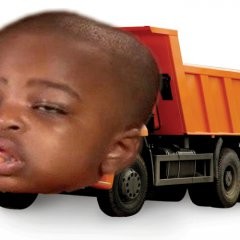 Create meme: dump truck, what, create meme