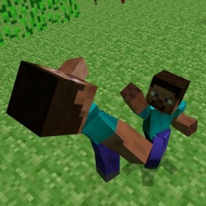 Create meme: minecraft animation, pictures Steve vs herobrine, minecraft steve