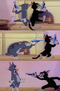 Create meme: meme of Tom and Jerry, Tom and Jerry meme anime, Tom and Jerry