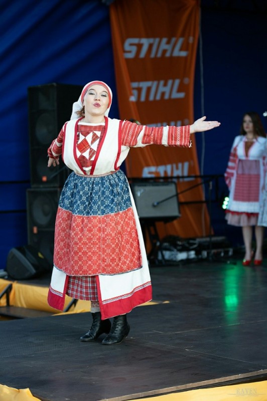 Create meme: woman , Russian folklore ensemble soloist Olga Alekseevna, folklore ensemble
