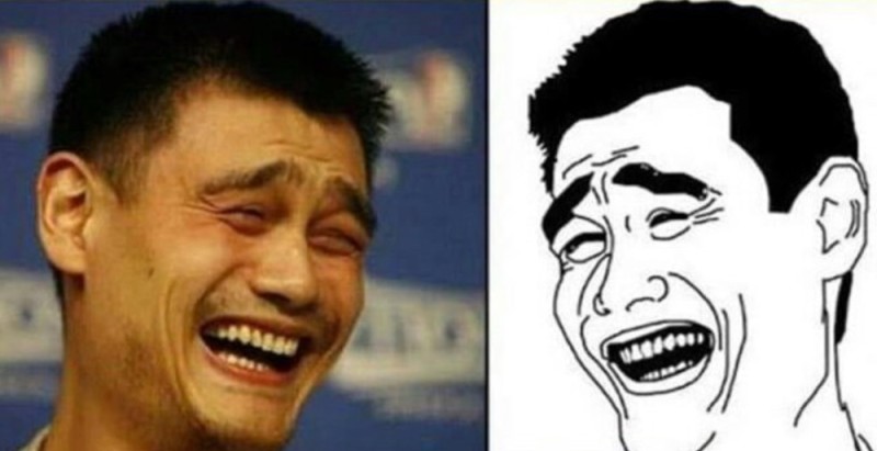 Create meme: Yao Ming, Yao Ming meme, Yao Ming meme