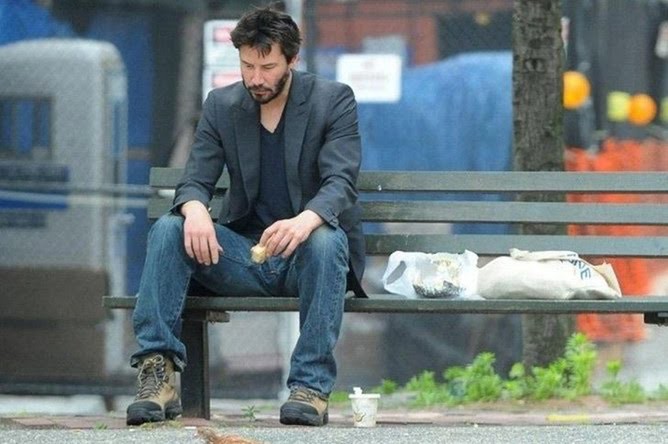 Create meme: sad Keanu Reeves , Keanu Reeves , meme sad Keanu 