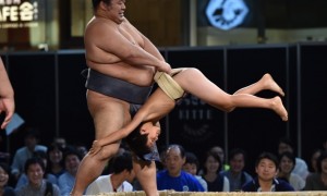 Create meme: sumo wrestler, the Japanese sumo, a sumo wrestler