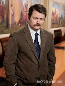 Create meme: nick offerman meme, I'm a simple man, meme I'm a simple man