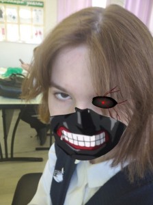 Создать мем: лицо, маски для хэллоуина, маска косплей