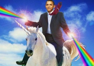 Create meme: unicorn, Donald trump, Barack Obama