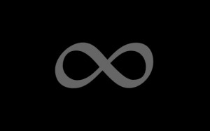 Create meme: infinity logo, sonsuzluk