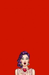 Create meme: girl minimalism, pop art woman, pop art background pictures