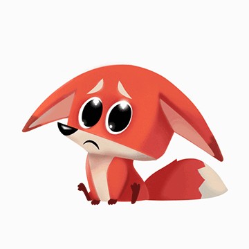 Create meme: baby fox , stickers Fox, fox