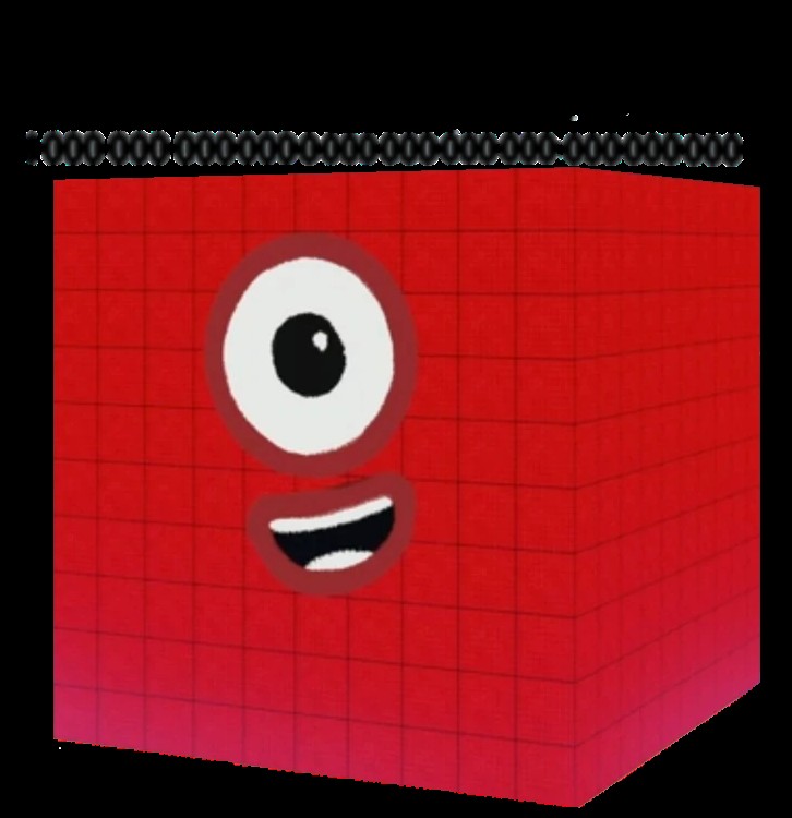 Create meme: namber blocks 1-100, numberblocks 1000, blocks