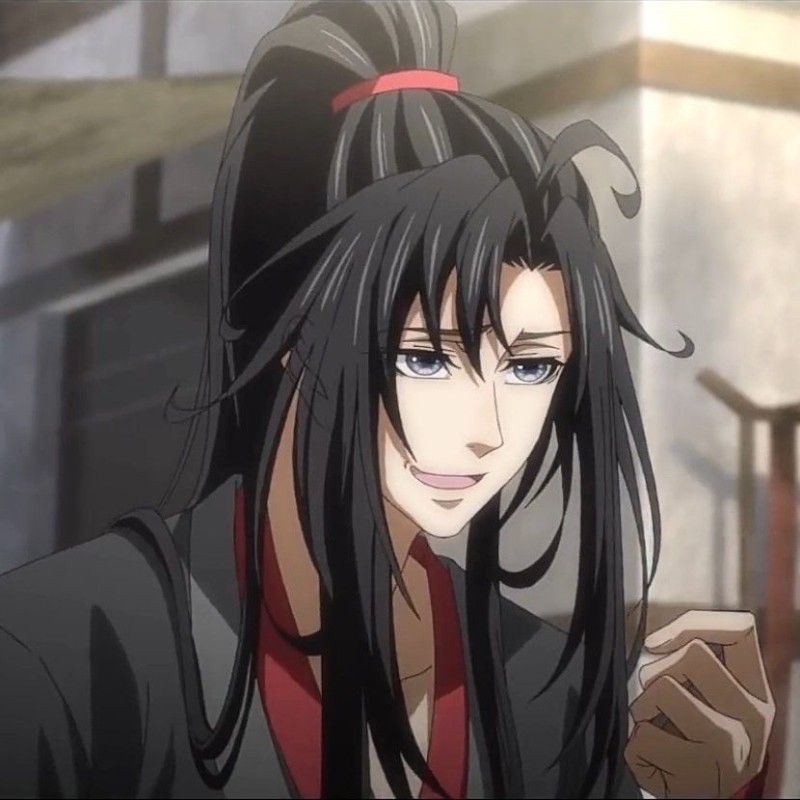 Create meme: Wei Wuxian is the master of the devil cult, Wei wuxian, anime master the devil