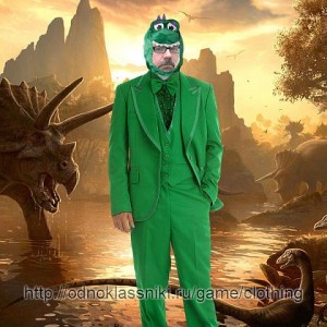 Создать мем: green, suit man, Рад стараться