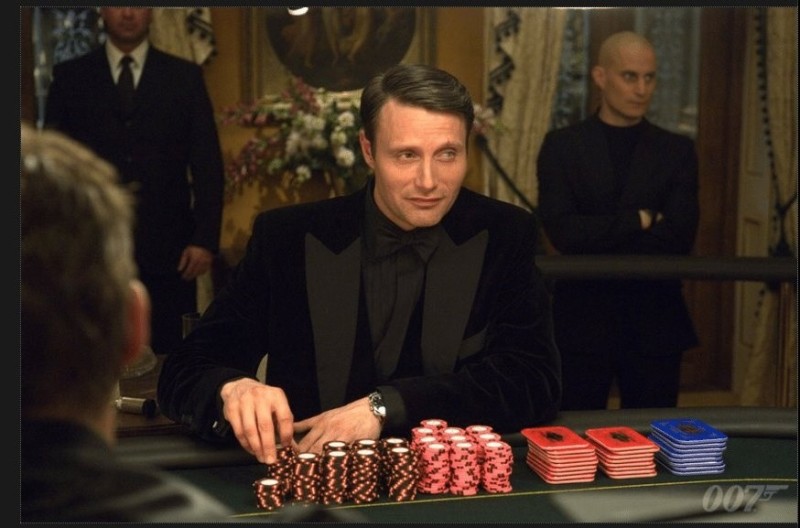 Create meme: Casino Royale Mads Mikkelsen, Mads Mikkelsen James Bond, Mr. Bond