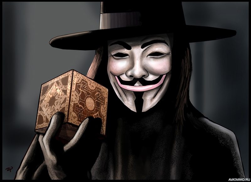 Create meme: vendetta mask, guy Fawkes , anonymous mask