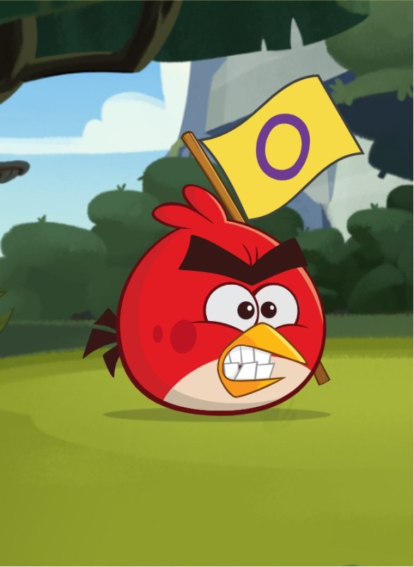 Создать мем: ред angry birds, angry birds красный, энгри бердз красный