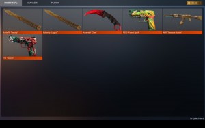 Create meme: the inventory of ceramite gold, knife in standoff, karambit from standoff 2 skins