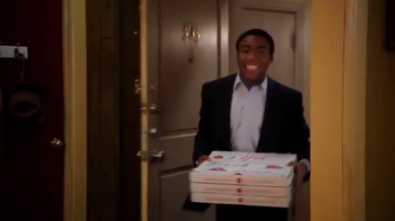 Create meme: Donald Glover, donald glover pizza, helluva boss