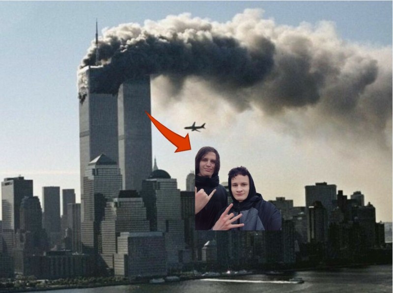 Создать мем: башни близнецы нью йорк, 11 сентября теракт в америке башни, башни близнецы нью йорк теракт