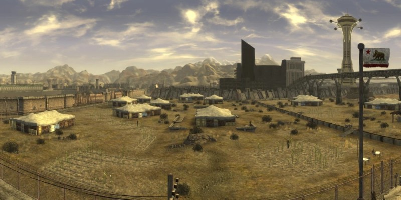 Create meme: fallout: new vegas, Camp McCarran in Fallout New, fallout 