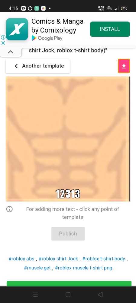 Create meme muscle t shirt roblox, a screenshot of the text, muscles to  get - Pictures 